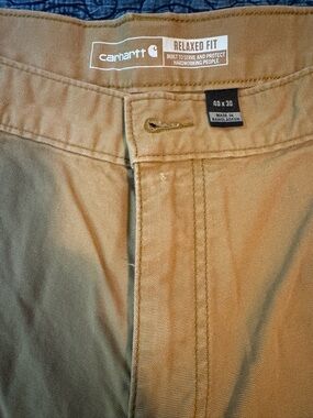 Carhartt Relaxed Fit Tan Work Chinos